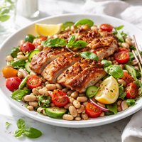 Roasted Chicken and Cannellini Bean Salad