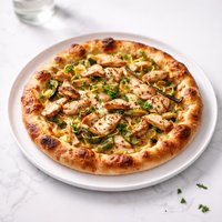 Roasted Chicken and Leek Pizza