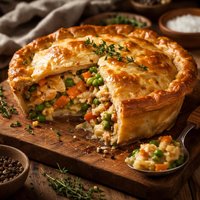 Roasted Chicken Pot Pie