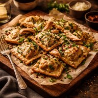 Roasted Chicken Ravioli