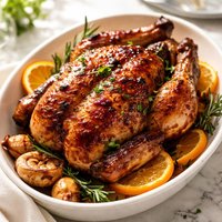 Roasted Chicken with Marmalade