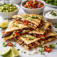 Roasted Chili and Portabello Quesadillas