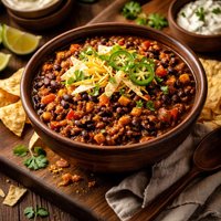 Roasted Corn and Black Bean Chili