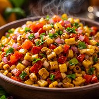 Roasted Corn and Sweet Pepper Salsa
