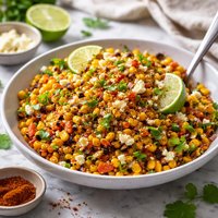 Roasted Corn Smoked Paprika and Lime Salad
