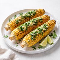 Roasted Corn with Cilantro Lime Butter