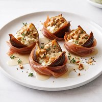 Roasted Figs with Prosciutto and Gorgonzola