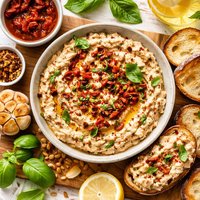 Roasted Garlic and Sun Dried Tomato Spread