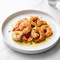 Roasted Garlic Gambas