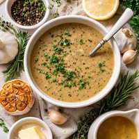 Roasted Garlic Herb Gravy