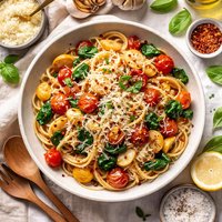 Roasted Garlic Pasta Toss