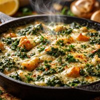 Roasted Garlic Spinach Dip