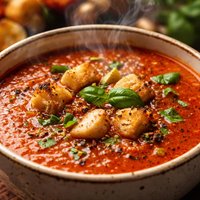 Roasted Garlic Tomato Soup