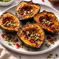 Roasted Juicy Acorn Squash