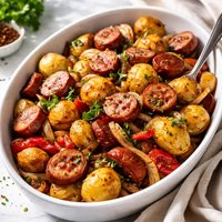 Roasted Kielbasa Potatoes
