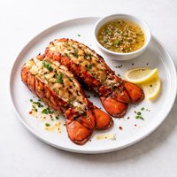 Roasted Lobster Tails with Ginger Dipping Sauce