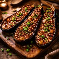 Roasted Miso Eggplant