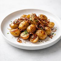 Roasted New Potatoes with Shallots