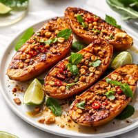 Roasted or Grilled Ginger Papaya