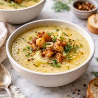 Roasted Potato Fennel Soup