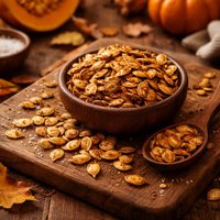 Roasted Pumpkin Seeds Halloween Thanksgiving