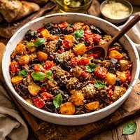 Roasted Ratatouille with Butternut Squash