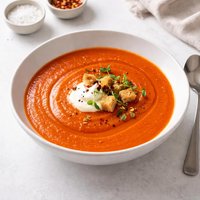 Roasted Red Bell Pepper Soup