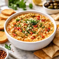 Roasted Red Pepper Artichoke Dip