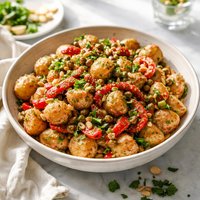 Roasted Red Pepper Potato Salad Vegan