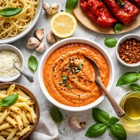 Roasted Red Pepper Sauce for Pasta