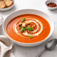 Roasted Red Pepper Tomato Bisque