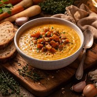 Roasted Root Vegetable Soup