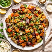 Roasted Root Vegetables with Chermoula
