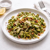 Roasted Shaved Brussels Sprouts