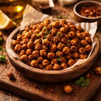 Roasted Spicy Chickpeas