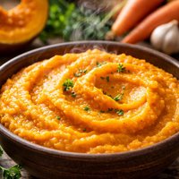 Roasted Squash and Carrot Puree Fat Free