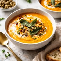 Roasted Squash and Sweet Potato Soup