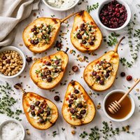 Roasted Stuffed Pears