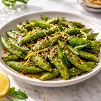 Roasted Sugar Snap Peas