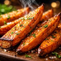 Roasted Sweet Potato Spears