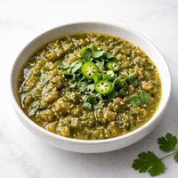 Roasted Tomatillo Serrano Salsa