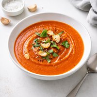 Roasted Tomato Soup with Garlic