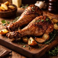 Roasted Turkey Drumsticks