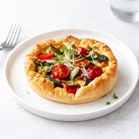 Roasted Vegetable Cheese Pie
