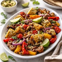 Roasted Vegetables for Mexican Nite