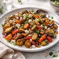 Roasted Vegetables with Feta