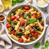 Roasted Veggies with Pasta