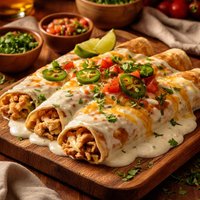 Rockin Enchiladas W Sour Cream Sauce