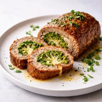 Rolled Broccoli Meatloaf