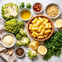 Romanesco Broccoli and Rigatoni